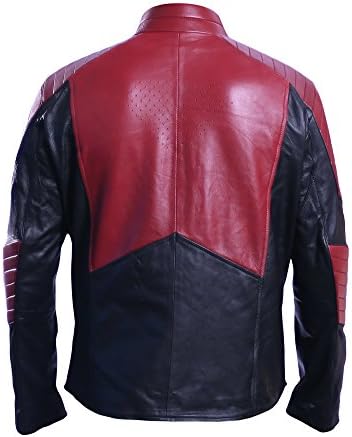 Hollywood Wardrobe Men's Tom Welling Superman Smallville Jacket Medium Black & Red