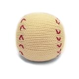 Baby & Maternity Online Shop Ranking 13121. Estella Best Unique Hand knitted Baby Boys Kids Designer Beige Baseball Toy Rattle, 8 inches round