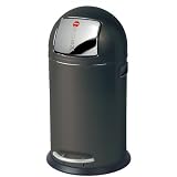 KickMaxx 35 Black Trash Can