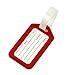 BlueCosto 10x Red Luggage Tags for Suitcases Travel Bag Tag Suitcase Baggage Name Label