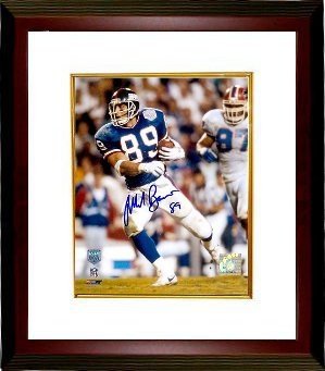Mark Bavaro Autographed/Hand Signed New York Giants 8X10 Photo Super Bowl XXV Custom Framed