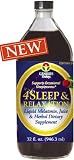4 Sleep Naturally Promotes relaxation & Sleep Natural Melatonin Juice by Genesis Today 32oz Bottle