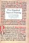 Five Hundred Years of Printing