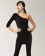 Lurex One Shoulder Mini Dress