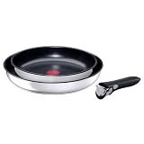 Tefal Ingenio 4 L9339002 Gourmet Lot 2 Po�les + 1 Poign�e Inox AA 22/26 cmpar Tefal