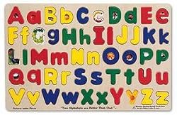 MELISSA & DOUG UPPER & LOWER CASE ALPHABET PUZZLE