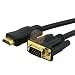 New 1.8 Meters 6FT HDMI Male to VGA HD-15 Male Cable
