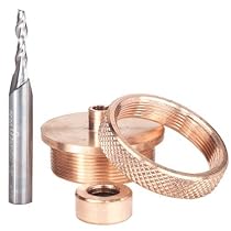 Freud FT1500 Inlay Template Guide Set with Router Bit