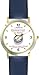 Habit 1 - A Conscience is a Compass (Spanish Text) - DELUXE TWO-TONE WATCH from THE 7 HABITS - WATCH COLLECTION BY WATCHBUDDY&reg; - Arabic Numbers - Blue Leather Strap-Size-Children's Size-Small ( Boy's Size & Girl's Size )