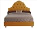 Skyline Furniture 86+0BED(Aztec) Tufted High Arch Bed in Aztec Size: Twin