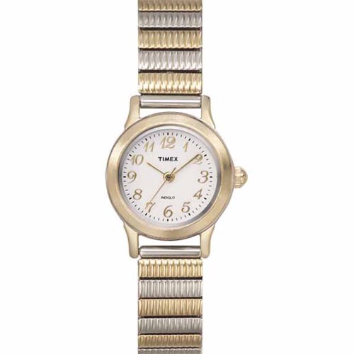 Timex Women's T2H611 Classic Two-Tone Expansion Stainless Steel Bracelet Watch