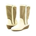 LACOSTE Molly Felt New Boots Shoes Beige, Khaki, Tan Womens