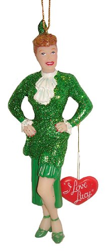 "I Love Lucy" Lucille Ball Green Dress Christmas Ornament #J2521