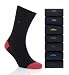 7 Pairs of Freshfeet Contrast Socks with Silver Technology