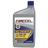 Accel 62695 0W-20 Full Synthetic Motor Oil – 1 Quart, (Pack of 6)
