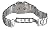 Philip Stein Women's 1GCBSS Tesslar Black Dual Time Dial Watch by Philip Stein