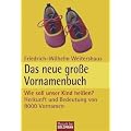 Das neue gro�e Vornamenbuch - Wie soll unser Kind hei�en?: Herkunft und Bedeutung von 8000 Vornamen