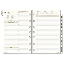 Day Runner PRO Recycled Two-Pages-Per-Day Planning Pages, 5-1/2 x 8-1/2 Inches, 2010 (481-225-10)