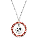 LogoArt Miami Dolphins Crystal Necklace