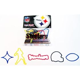 Forever Collectibles NFL Pittsburgh Steelers Logo Bandz 2nd Version