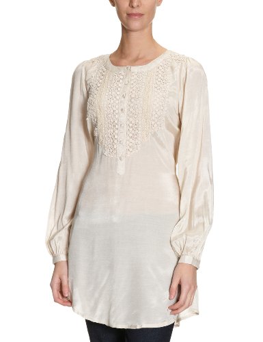 VILA CLOTHES Damen Bluse 14005895, Gr. 36 (S), Beige (VANILLA.) Preisvergleich