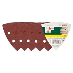 Bosch Zubeh�r 2 607 019 489 25-teiliges Schleifblatt-Set f�r Delta-Schleifer, K�rnung 80