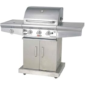 Platinum Stainless Steel 3 Burner Gas Barbecue
