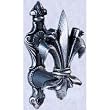 Sword Hanger (Set of two) Gothic Medieval Fleur-de-Lis (the digital angel)