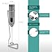 KitchenPROP Handheld Milk Whisk Frother with Stand, Includes 5x Holiday Stencils, Use for Cappuccino, Latte, Matcha Tea, Hot Chocolate, Butter Coffee, Protein Shakes, Powder Drinks, Eggs, Baby Formula