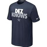 Dez Bryant Dallas Cowboys Navy Nike "Dez Knows" T-Shirt (Medium ) Amazon.com