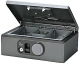 PLUS F型手提金庫 ダークグレー Sサイズ CB-030F DGY 12-842
