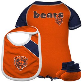 Creeper Set Bears Bib & Booties