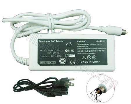 AC Adapter Charger A1021 for Apple, iBook G4, PowerBook G4, 12