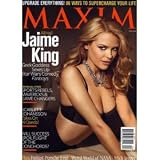 Maxim Magazine April 2008 (Single Issue Mag. w/Jaime King on Cover!)