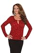 Living Dead Souls Red Leopard Sexy Cardigan Pin Up Style Cardigan