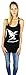 Black Sabbath Womens Long Racerback Tank Top Black