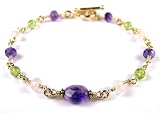 Gold Filled Wire Wrapped Gemstone Bracelets