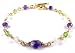 Gold Filled Wire Wrapped Gemstone Bracelets