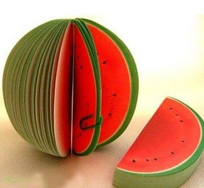 Fruit Memo Pad: Watermelon