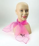 50s Pink Poodle Neck Scarf