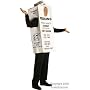 Adult Funny Missing Person Milk Carton Costume