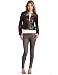 Jones New York Women's Petite Zipper Jacket, Teak, Petite/Large