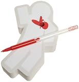 3B Scientific Murder Ink Sticky 300 Page Notepad and Pen Set