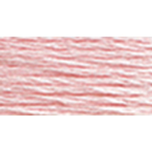 DMC117-963 6 Strand Embroidery Cotton Floss, Ultra Light Dusty Rose, 8.7-Yard