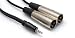 Hosa Y CABLE 3.5MM TRS - XLR3M 2M