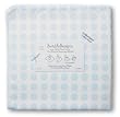 SwaddleDesigns Organic Ultimate Receiving Blanket - Pastel Blue Dots and Stars SwaddleDesigns Organic Ultimate Receiving Blanket - Pastel Blue Dots and Stars