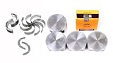 Evergreen PSBR5040/0/0/0 Mitsubishi 4G64 SOHC 16V Piston Set w/ Main & Rod Bearings