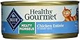 Blue Buffalo Meaty Morsels Chicken Wet Cat Food, 5.5 oz Can, Pack of 24