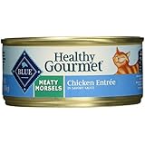 Blue Buffalo Meaty Morsels Chicken Wet Cat Food, 5.5 oz Can, Pack of 24