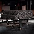 Grand Piano Cover Black Quilted for Pianos From 410" - 52"